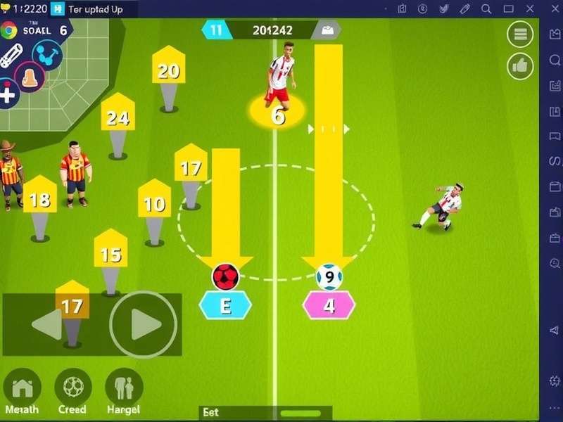 Intense football action in Uppal United Power Play Uppal United Power Play Gameplay Screenshot